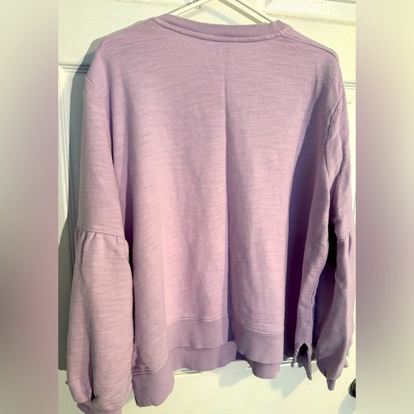 Time & Tru Light Purple Puff Sleeve Shirt XXXL(22) - Picture 2 of 8